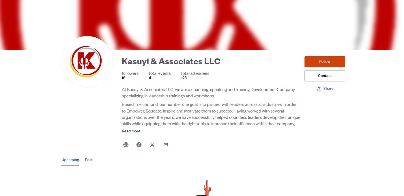 Kasuyi & Associates: 4 events, 125 attendees